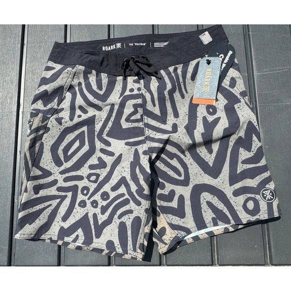 Roark Other - Roark Men's Boatman Surf Shorts Cordura Fabric Drawstring Waist, Size 28, NWT